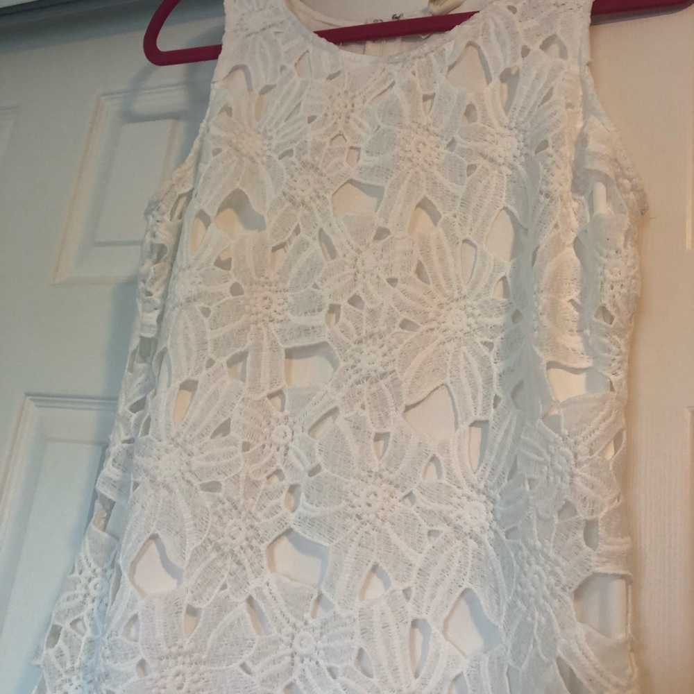 White Lace Dress - Picture 5 of 6